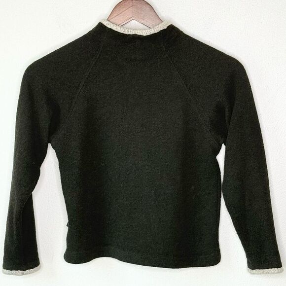 Kuhl Alfpaca Mock Neck Dark Brown Pullover Sweater - Kids US M - Picture 2 of 7